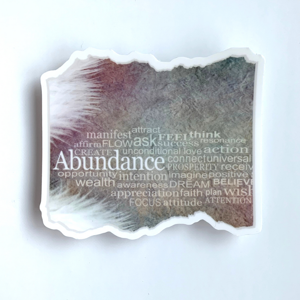 
                      
                        Abundance Sticker
                      
                    