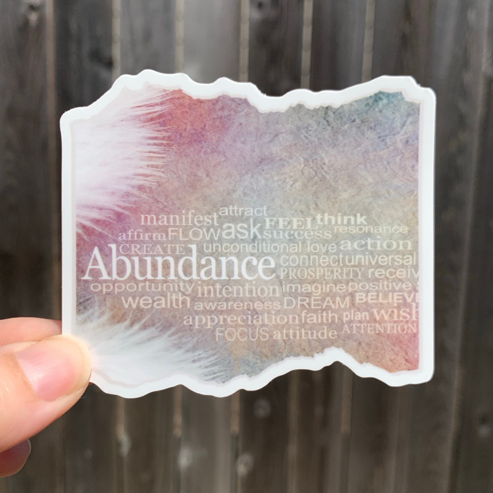 
                      
                        Abundance Sticker
                      
                    