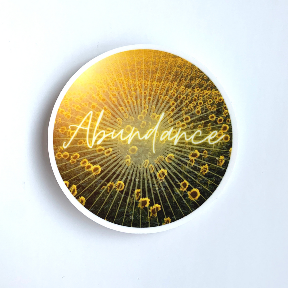 
                      
                        Beaming Abundance Sticker
                      
                    