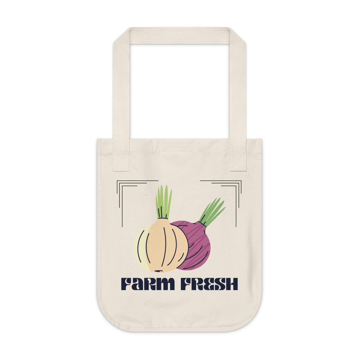 Farm Fresh Lemon Market Canvas Tote Bag